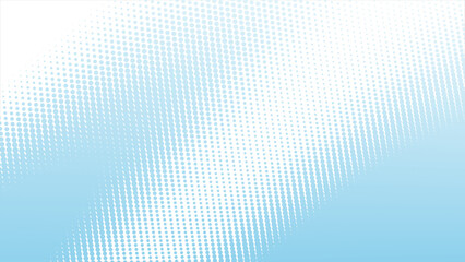 Elegant light blue halftone dots gradient background for modern designs © Imam