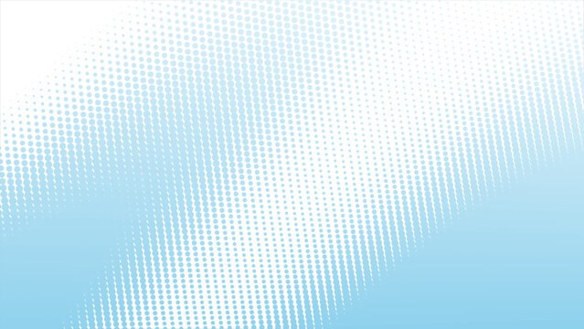 Elegant light blue halftone dots gradient background for modern designs