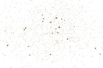 Close Up of Tiny Dust Particles on White Background.