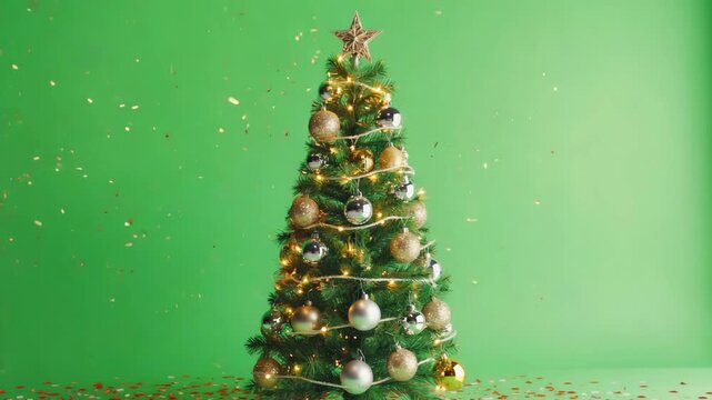 christmas tree on a white background