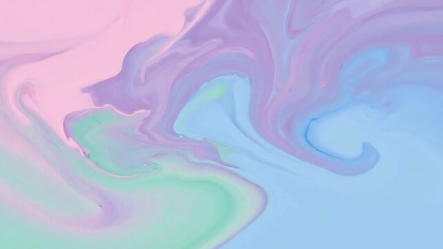 Abstract Organic Flow Highlight the fluid, naturalistic motion and interplay of non-representational forms in pastel tones.