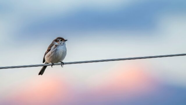 Bird on wire