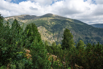 Obraz premium Landscape of Rila mountain near Granchar Lake, Bulgaria