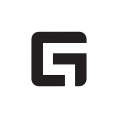 A creative vector logo design with "G" letter.	