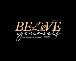 Obraz premium Modern streetwear Aesthetic quotes typography graphic tee design templates