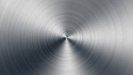 Radial Brushed Metal Circular Texture Surface