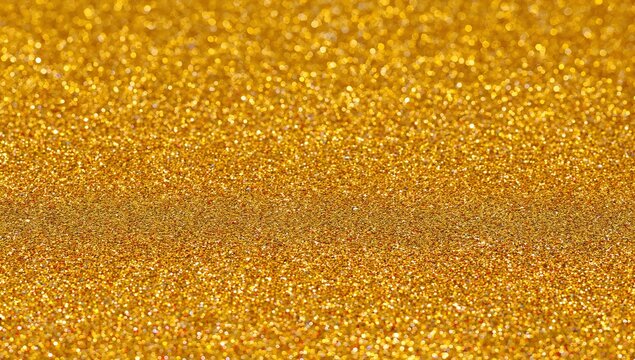 Bright yellow glitter texture background - Sparkling gold and sunshine glitter, seamless and festive
