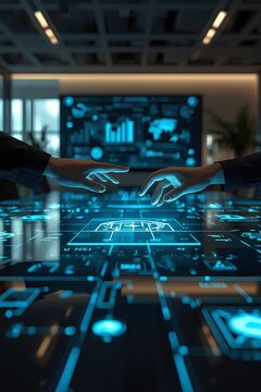 computer network server room