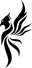 Obraz premium Phoenix Bird Silhouette 