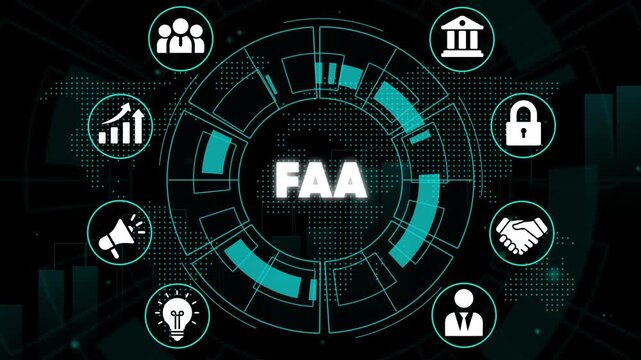 F A Federal Aviation Administration Concept Infographic flight safety
