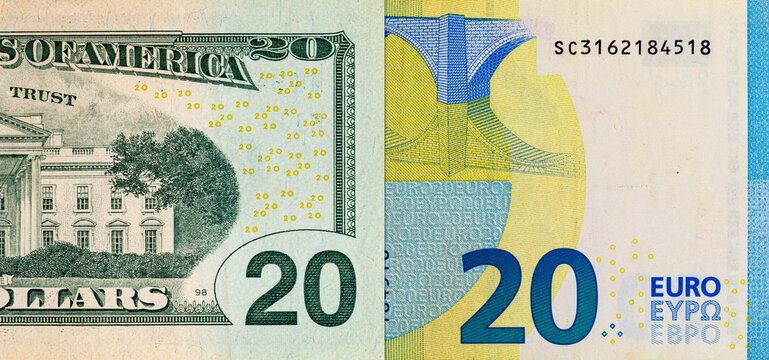 20 dollars of the United States of America and 20 euros of the European Union.