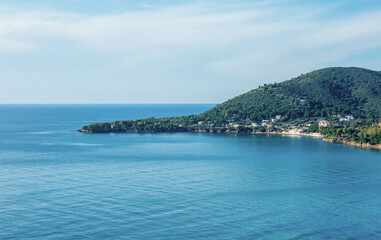 Ogliastro Marina village, from Cilento Coast, Italy.
