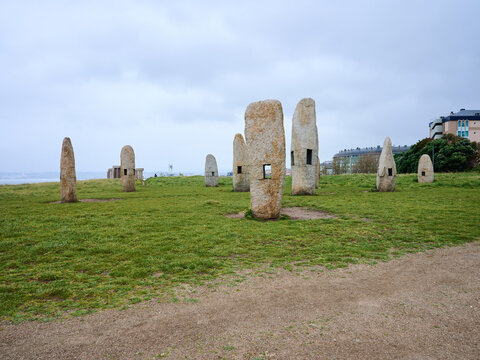 Dolmens, A Coru&ntilde;a on a cloudy day