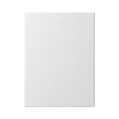 Clean white paper sheet mockup template clean design isolated realistic texture