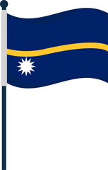Fototapeta premium nauru flag