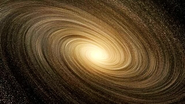 a vortex of cosmic energy that resembles a spiral galaxy with a very bright center of light