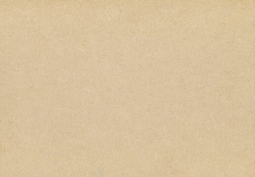 Craft Paper Textured Background Empty Blank Cardboard Texture Backdrop for Scrapbook, Neutral Beige Organic Material Horizontal Banner