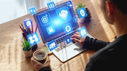 B2B strategy and technology transforming business-to-business operations, optimizing communication,...