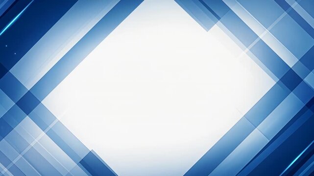 Abstract background with blue stripes. Blue and white background with rhombic lines and free space