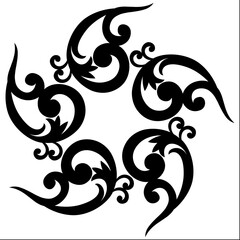 abstract floral ornament