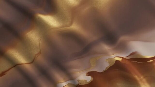 Brown Fabric Texture Background Video.