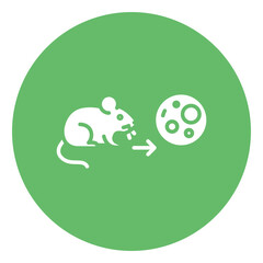 Naklejka premium Genetic Modification Animals Vector Icon
