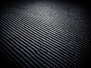 carbon fiber panel isolated on a black background