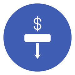 Obraz premium Minimum Bid Vector Icon