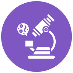 Pathogen Microscope Vector Icon © SAMDesigning