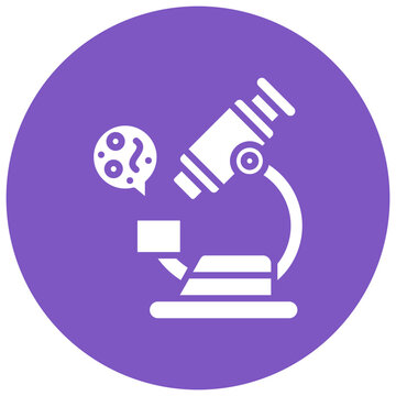 Pathogen Microscope Vector Icon