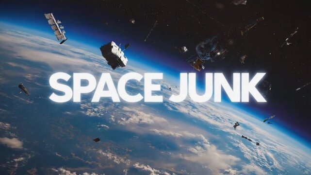 Space junk in space.