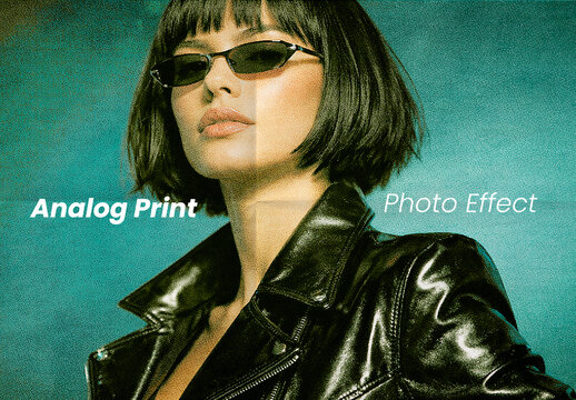 Analog Print Photo Effect