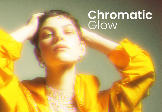 Chromatic Glow Effect Mockup