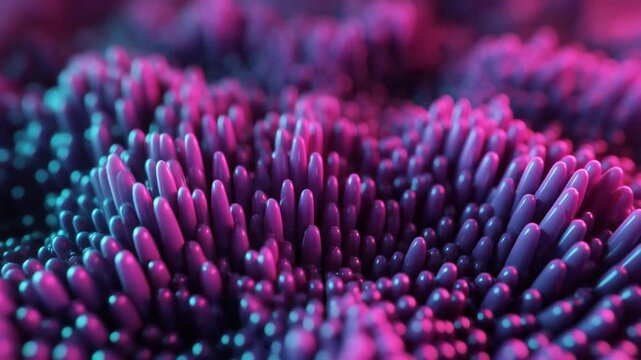 Vibrant purple pink coral like abstract texture close up.