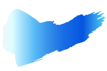 和風の筆タッチで描いた青い波のベクター背景イラスト素材