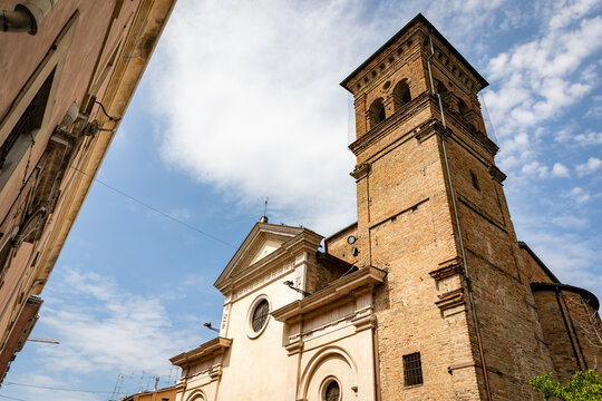 Church of San Michele Arcangelo in Fidenza, province of Parma, region of Emilia Romagna, Italy