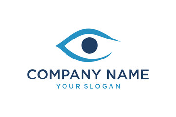 Obraz premium Modern Abstract Eye Logo Design for Company Branding