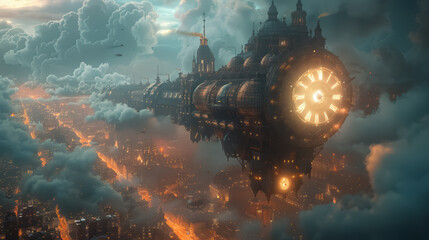 Surreal mystical fantasy artwork. impossible art