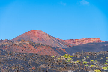 Beautiful landscape on la Palma island, Spain, in spring
