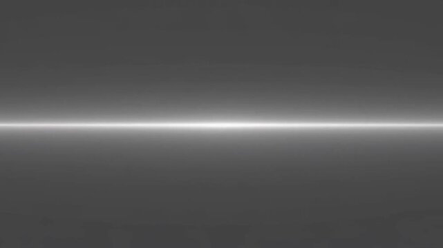 Abstract minimalistic background featuring a bright white horizontal line against gradient gray