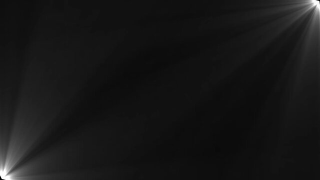 Atmospheric Flares Pack of Five with glowing spots of light and lens flare 4k video animation .