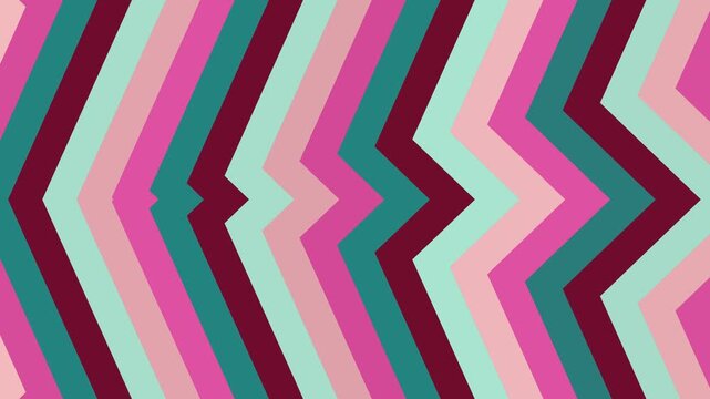 Abstract Zig Zag Pattern Colorful Lines Background Design
