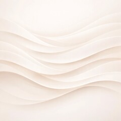 Obraz premium Sculpted Cream Silk Wave Background with Elegant Luxury Layers 