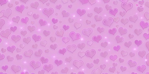 Colorful heart patterns fill the background creating a playful and romantic atmosphere suitable for celebrations and special occasions