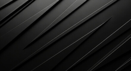 Obraz premium Dark metallic texture with diagonal embossed stripes creates a modern, abstract pattern, representing sophistication, technology and industrial design