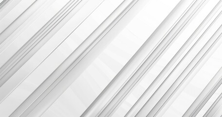 Fototapeta premium Abstract white lines create a modern, minimalist design with depth and texture.