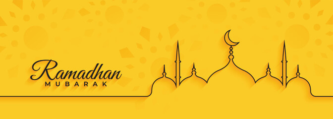 Vector Eid Mubarak Festival Banner Template Design Background