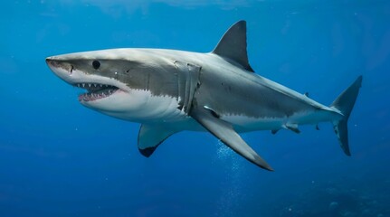 Obraz premium great white shark in the sea