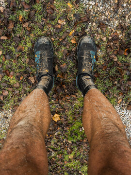 Muddy legs