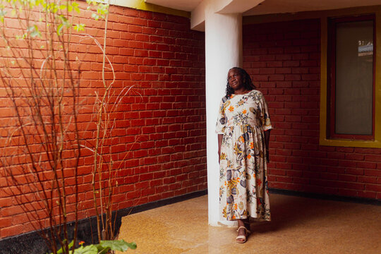 Fashion portrait of an elderly black woman